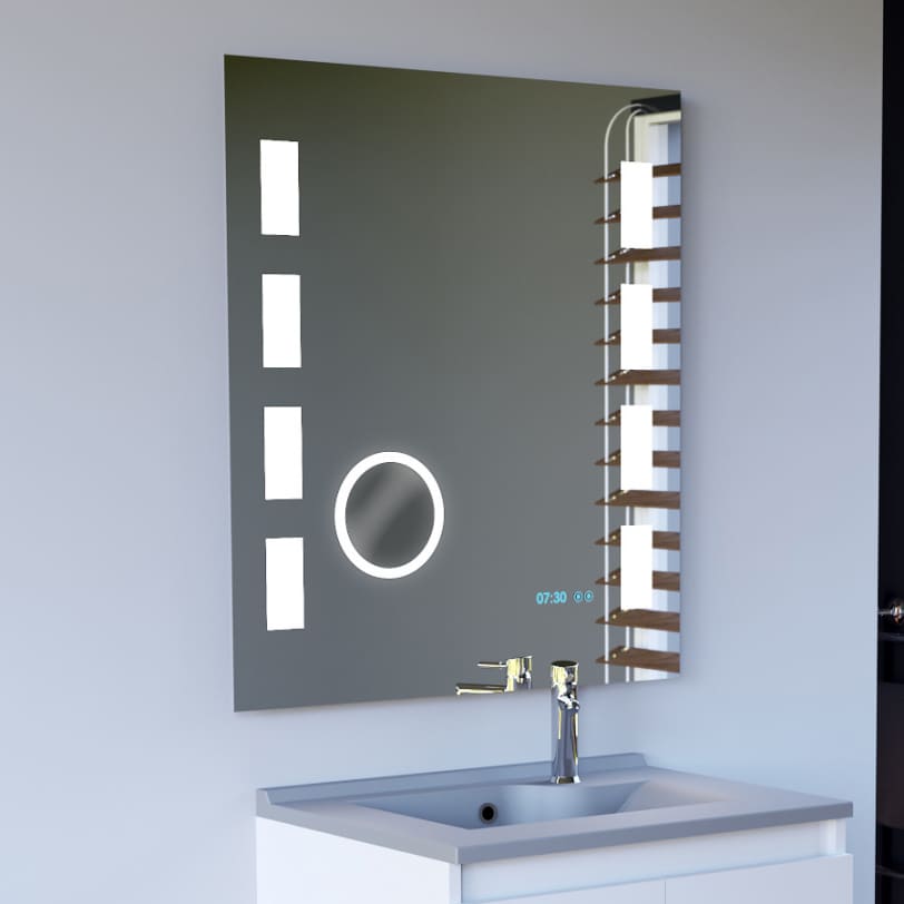 Miroir de salle de bain LED 120 cm - antibuée - STARLED